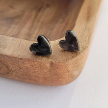 Load image into Gallery viewer, Hand Drawn Heart Studs