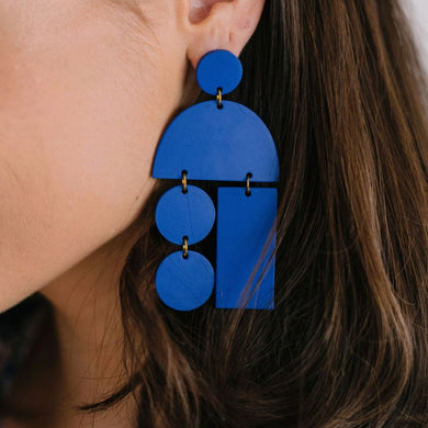 Cobalt Mobile Earrings