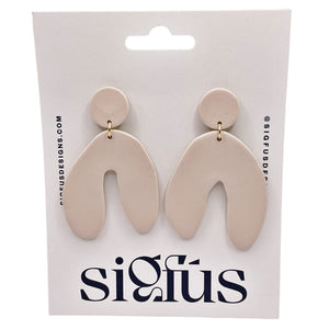 Cute Cream Earrings