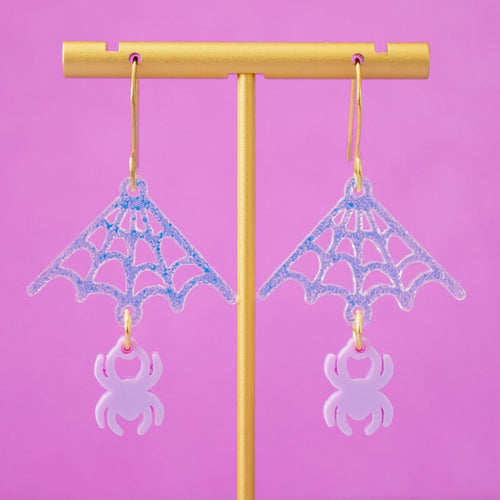 Spider Web Earrings