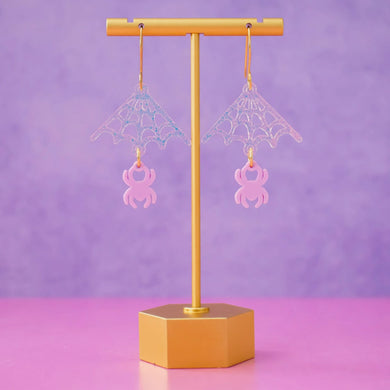 Spider Web Earrings