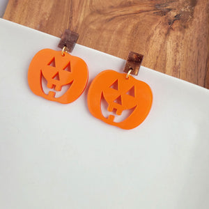 Cute Pumpkin Halloween Earrings