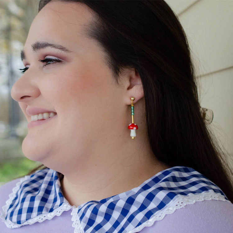 Cute Mushroom Earrings
