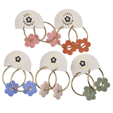 Load image into Gallery viewer, Cute Blue Flower Earrings