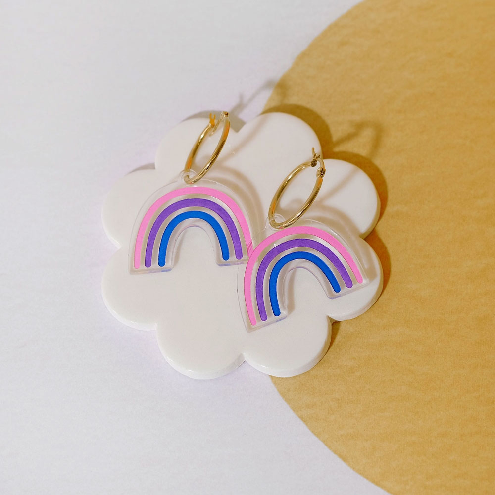 Cute Pride Rainbow Earrings