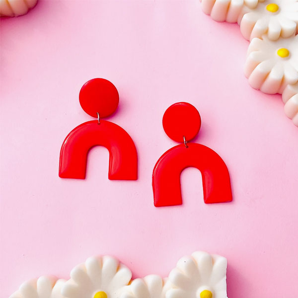 Cute Red Earrings