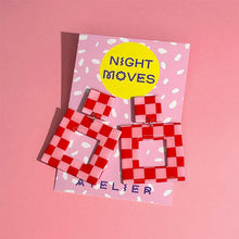 Load image into Gallery viewer, Cute Checkered Earrings