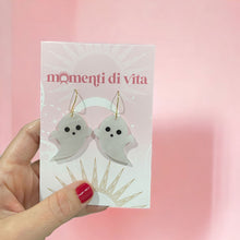 Load image into Gallery viewer, Cute Ghost Earrings