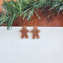 Load image into Gallery viewer, Gingerbread Man Studs