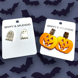 Cute Pumpkin Halloween Earrings