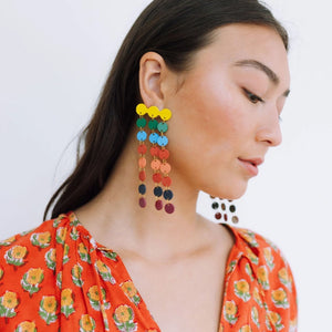 Rainbow Cascade Earrings
