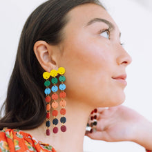 Load image into Gallery viewer, Rainbow Cascade Earrings